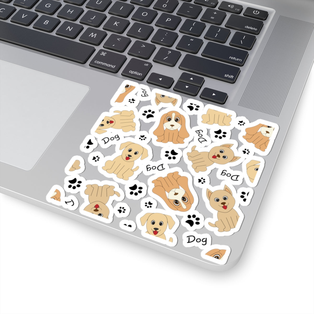 Cute Puppy Pattern Kiss-Cut Sticker Sheet