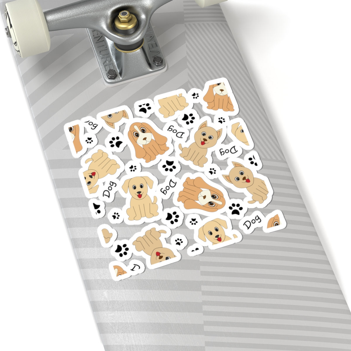 Cute Puppy Pattern Kiss-Cut Sticker Sheet