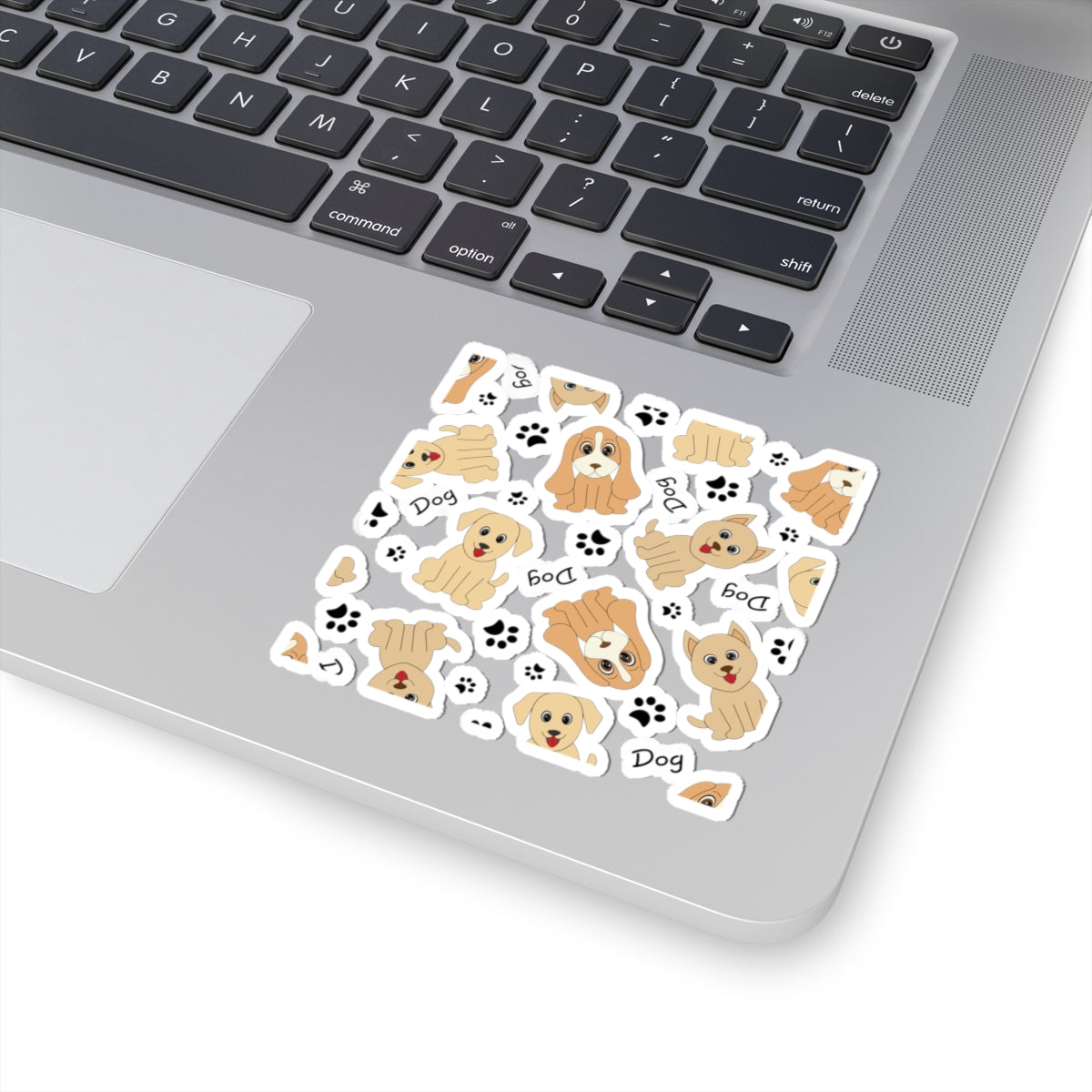 Cute Puppy Pattern Kiss-Cut Sticker Sheet