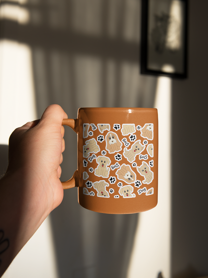 Cute Puppy Pattern Kiss-Cut Sticker Sheet
