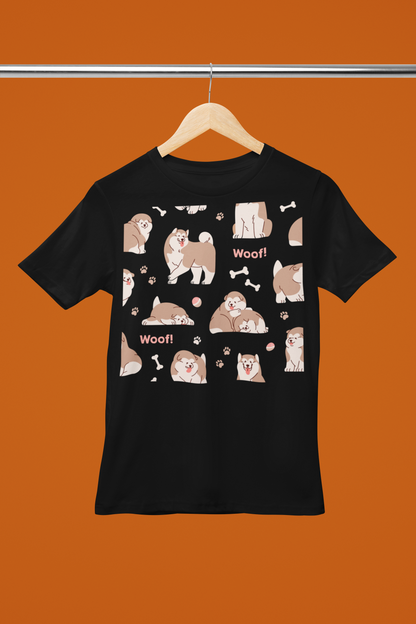 Cute Dog Graphic T-Shirt 