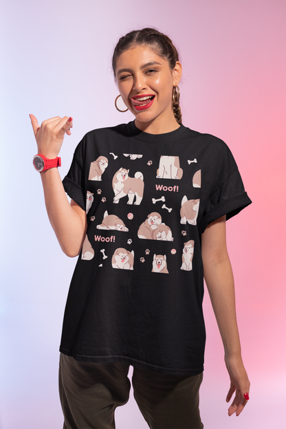 Cute Dog Graphic T-Shirt 