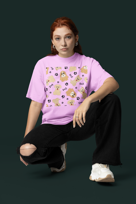 Golden Retriever Pattern Tee