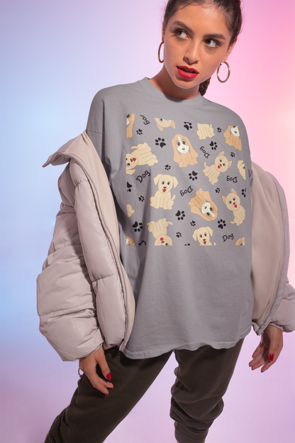 Golden Retriever Pattern Tee