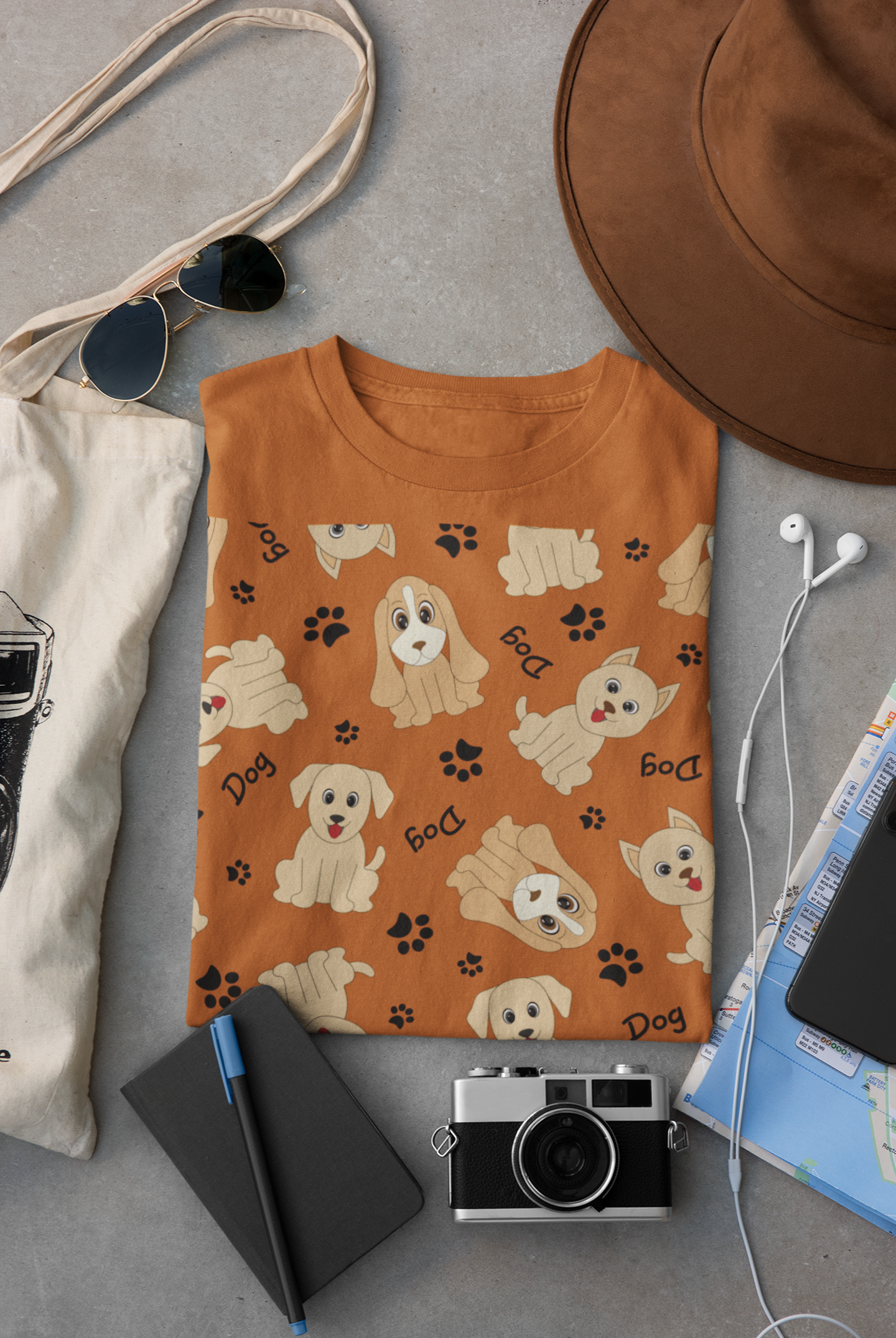 Golden Retriever Pattern Tee