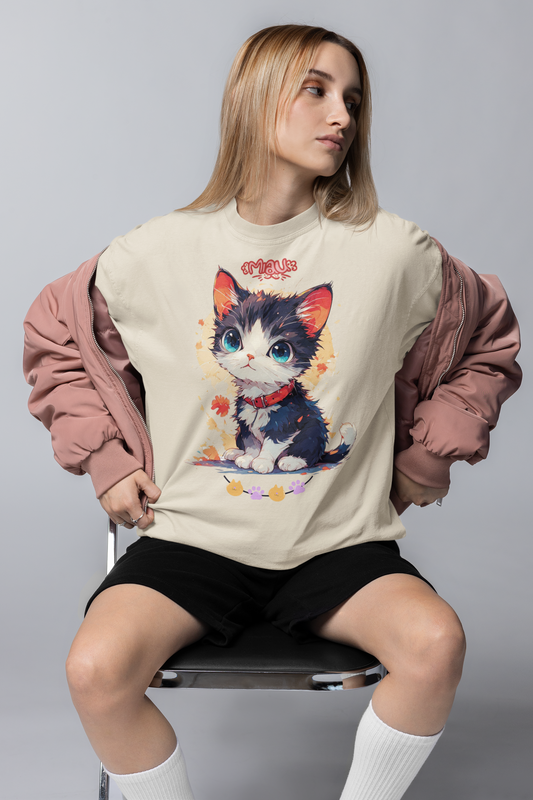 Cute Watercolor Kitten T-Shirt