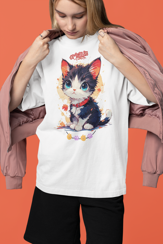 Cute Watercolor Kitten T-Shirt