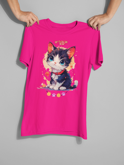 Cute Watercolor Kitten T-Shirt